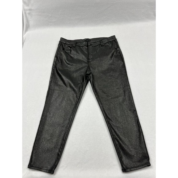 Universal Standard black jeans with sparkle size 12 NWT - Picture 1 of 8